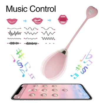 Wireless APP Remote Control Vibrator Sex Toys Bluetooths Dildo Vibrator for Women Wear Vibrating Panties 3