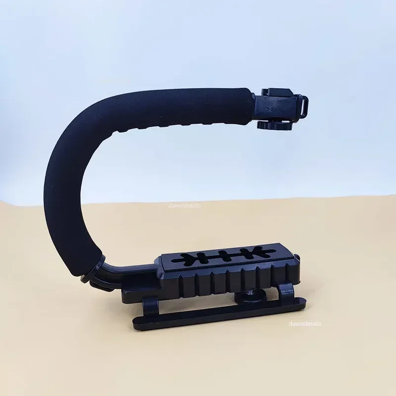 U C Shaped Holder Grip Video Handheld Stabilizer for DSLR Nikon Sony Camera and Light Portable SLR Steadicam for Gopro camera holder camera gimbal stabilizer