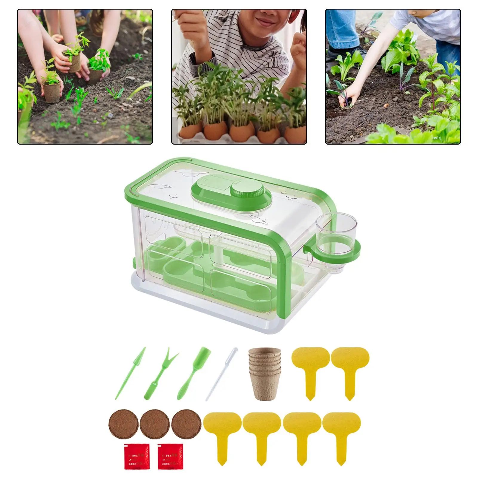 Plant Starter Trays Plant Growing Trays for Greenhouse Plant Propagating