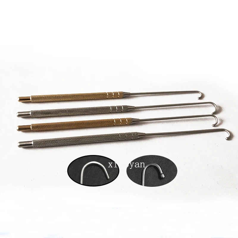 

Pet animal Spay/neuter hook Cat dog ovary hook ball head flat head hook spay/neuter animal tool
