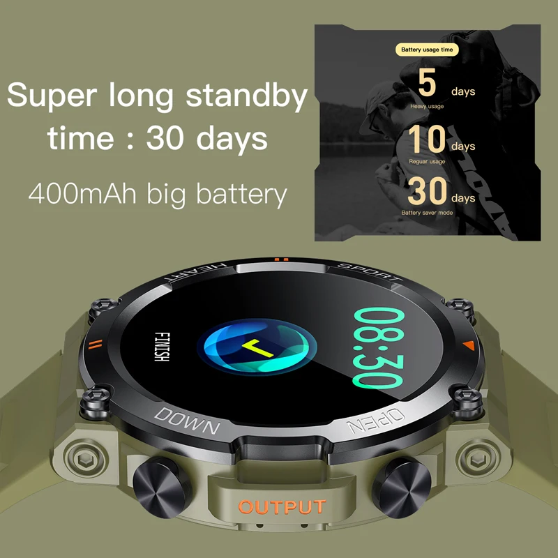 CanMixs Ʈ ġ  IP68   ȭ  ð 400mah smartwatch new in 2023 ǰ   ð ȵ̵ Ʈġ ѱ  ˸ /   