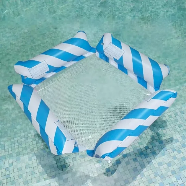 워터 해먹 안락 의자 풍선 플로팅 매트 수영 매트리스 바다 수영 반지 수영장 파티 장난감 안락 의자 침대 의자 소파