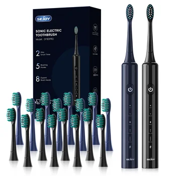 SEJOY Oral Cleaning Personal Sonic Electric Toothbrush Care Appliances IPX7 5 Modes Smart Rechargeable Automatic Toothbrush