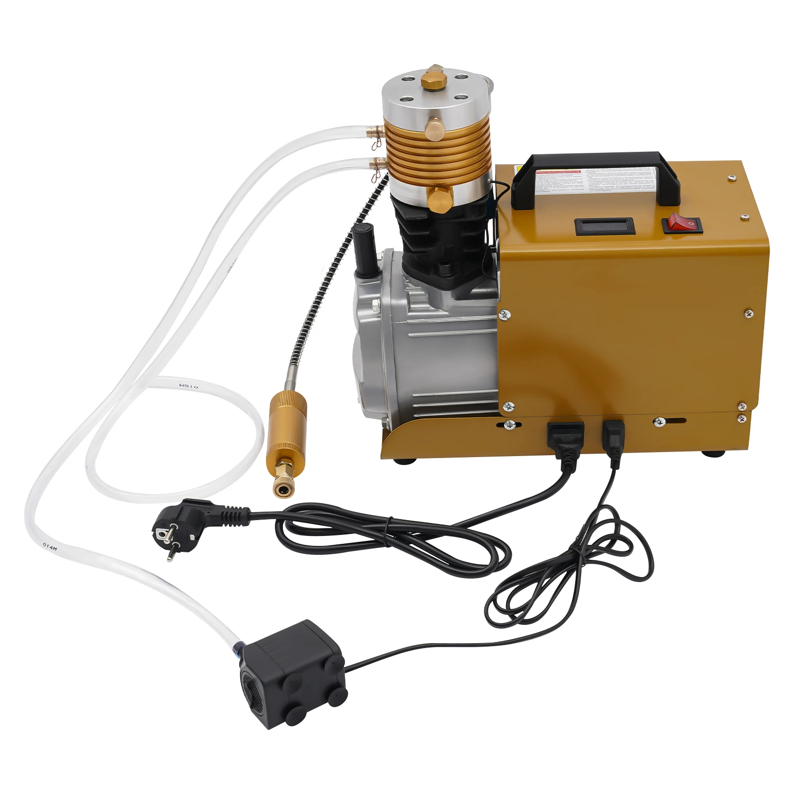 1,8 kW Hochdruck-Luftkompressorpumpe, 30 MPA, tragbare elektrische PCP-Pumpe zum Aufpumpen von Reifen und Druck von Geräten – Detail 7