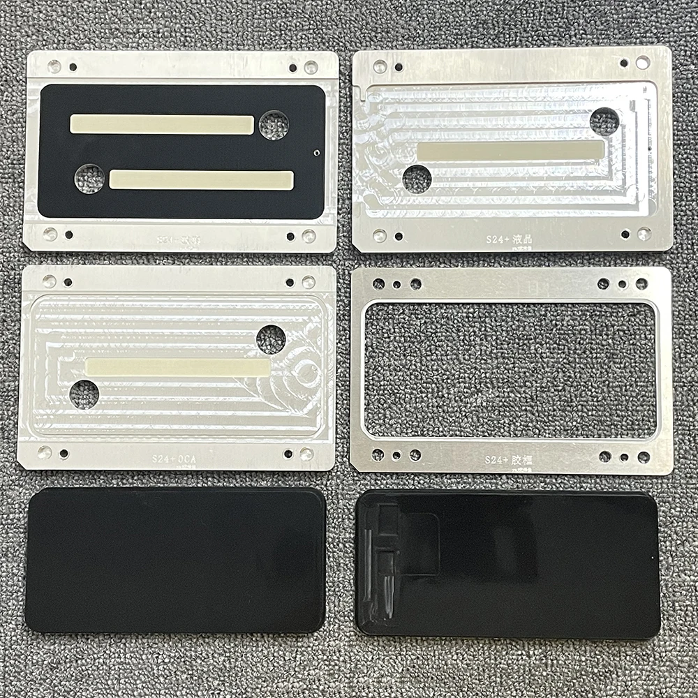삼성 S25/S25+/S25U LCD 스크린 유리 OCA 라미네이트 몰드 S24 울트라 언벤트 플렉스 LCD 고무용 YMJ OCA 라미네이션 몰드