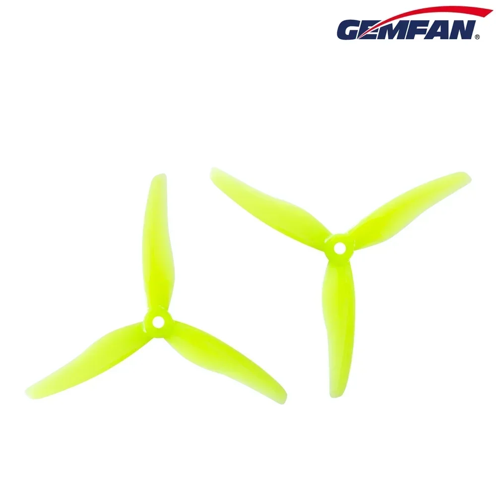 Hélice 5.1 pouces 3 pales Gemfan Hurricane 51433 pour drone FPV course