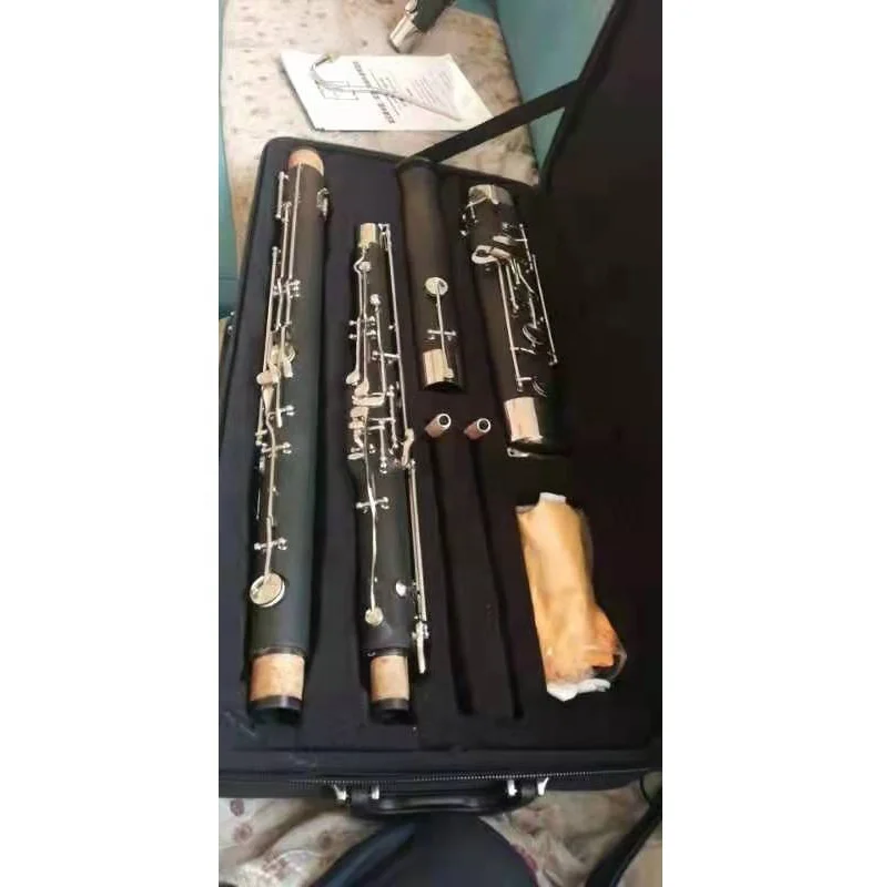 Best Sell Abs Bassoon Good Quality ABS Resin Body C Tone Bassoon With Silver Plated Keys (JBSS-200)