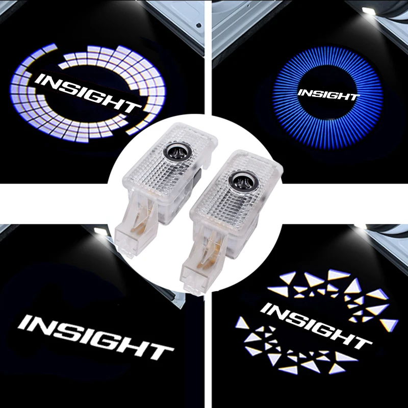 

Автомобильные светодиодные двери, 2 шт., приветственные логотипы, фотолампы для Honda вискоза 2010 2011 2012, проектор призрак, теневая лампа, автомобильные аксессуары