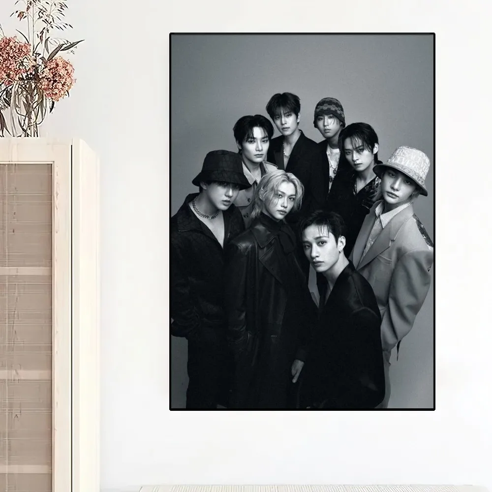 Kpop S-Stray Kids Poster Painting Wall Pictures league of legends poster anime poster vintage posters poster prints For Living Room Decor Sticker