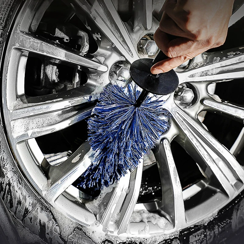 Car Detailing Brushes Rim Tire Brake Dust Cleaner Car Nook Crannies Brush