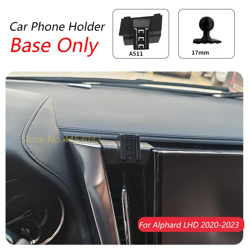 

Держатель для телефона автомобильный Alphard LHD 2020-2023, 17 мм