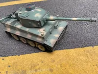 3818 Remote Control Heavy Tank RC Battle War Military Vehicle Metal Gear Box Simulation Smoke Emission Sound Effect Collection 1