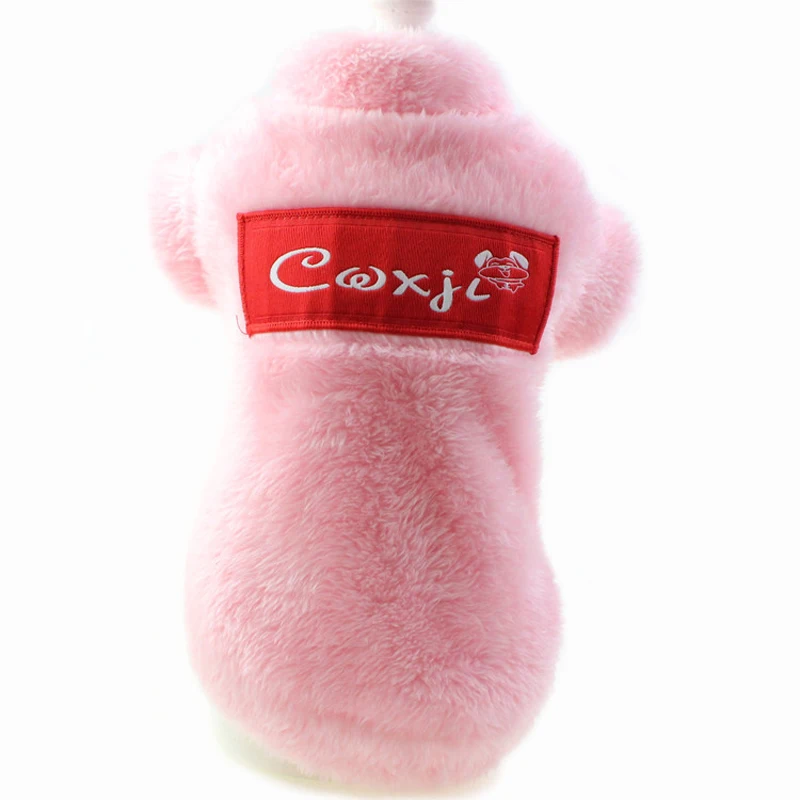 작은 개를위한 겨울 개 스웨터 부드러운 열 모피 치와와 Yorkie 강아지 풀오버 코트 럭셔리 디자이너 개 옷 애완 동물 의류