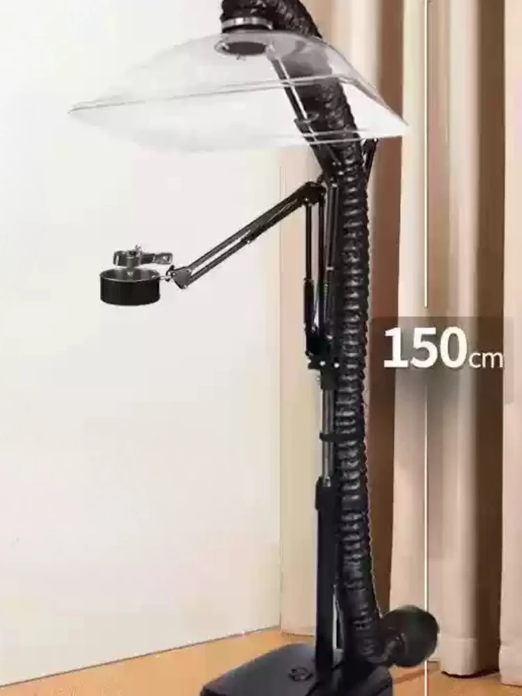 Compact Moxa Smoke Purification Machine for Home/Clinic Use, Ultra-Quiet Extractor Fan with 360&deg; Flexible Extraction Arm