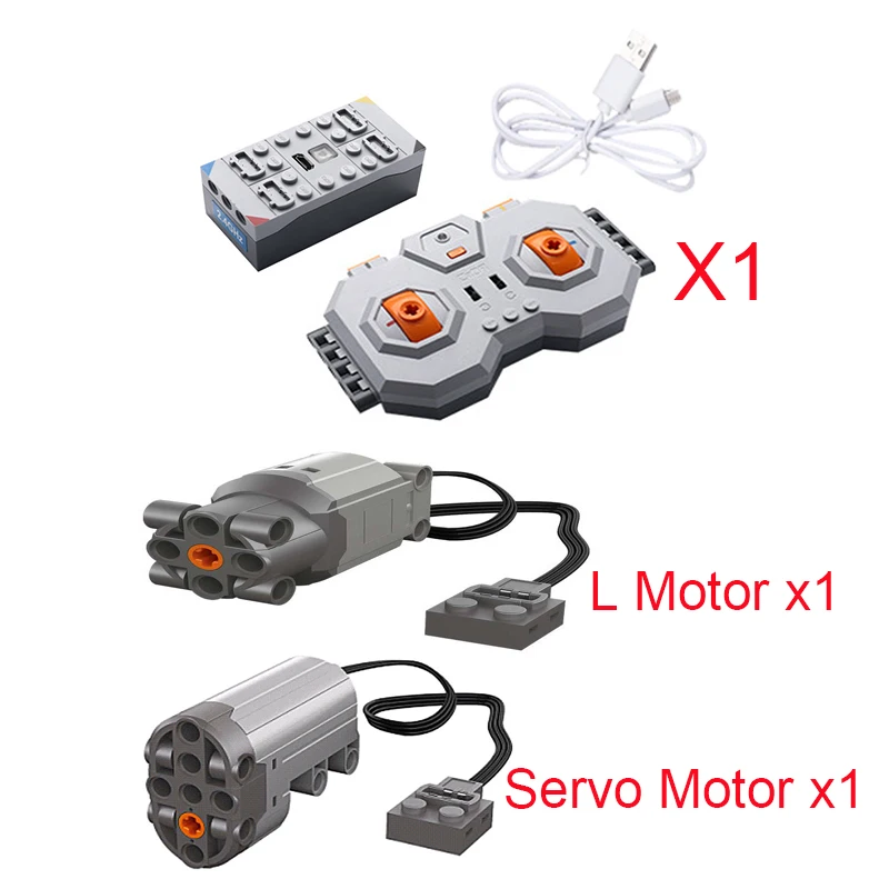 브릭 서보 I 모터 세트 구동 블록, 빌딩 블록, 자동차 기술 리모컨 호환 Sy8618 8602 8603 Moyu 88306