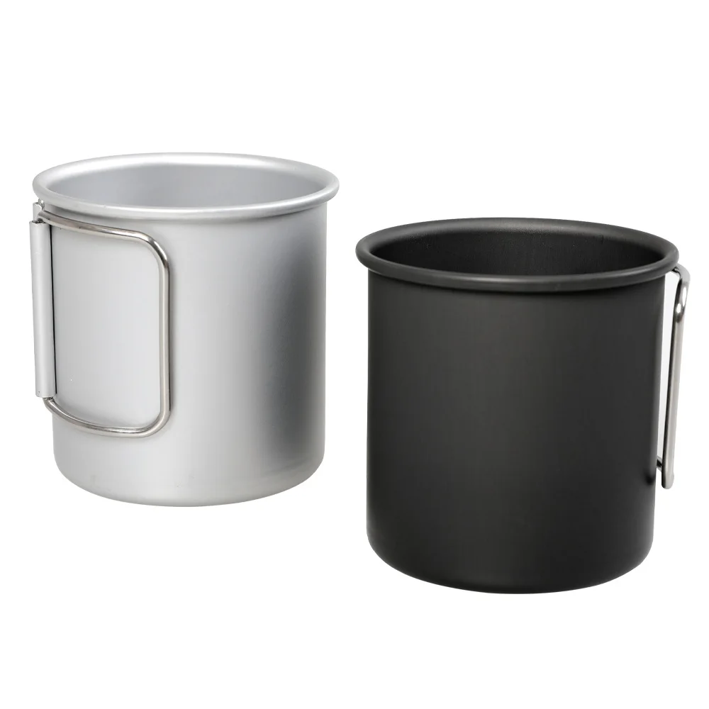 300ml Camping Mug Titanium Cup Tourist Tableware Picnic Utensils Outdoor Kitchen Equipment Travel Cooking Set Cookware