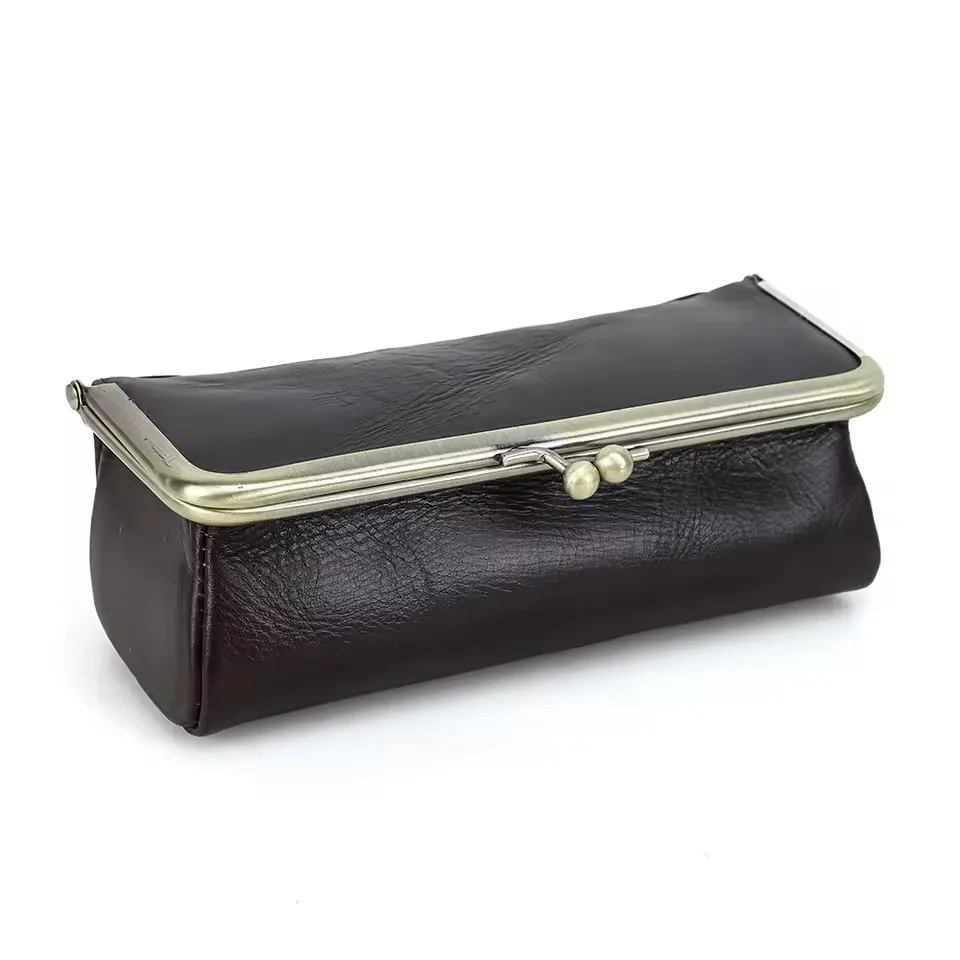 Artisan Crafted Genuine Leather Eyewear Case – Premium Handmade Glasses and Sunglasses Protector Pouch