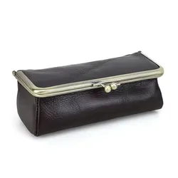 Artisan Crafted Genuine Leather Eyewear Case - Premium Handmade Glasses and Sunglasses Protector Pouch (Coffee)