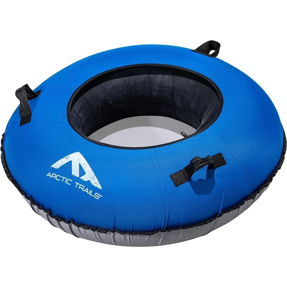 

Snow Tube Sleds - Arctic Trails Inflatable 1 + 2 Person Inner Tubes for Sledding - Single+Double Seat Sled for Kids Freight free