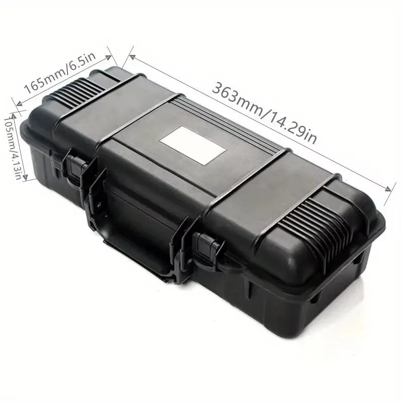 Rugged Waterproof Storage Case with Cushion Foam Insert - Perfect for Cameras and Tools, Available in Various Sizes