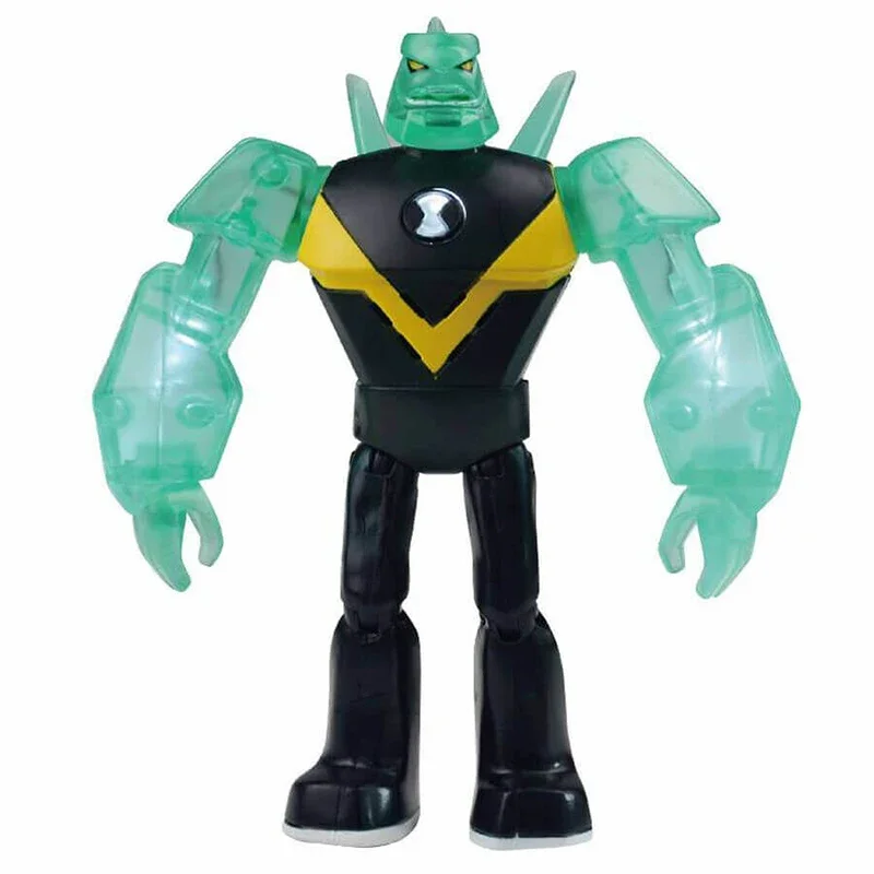ベン10-子供向けのアクションフィギュア,4つの腕,灰色のカリザード