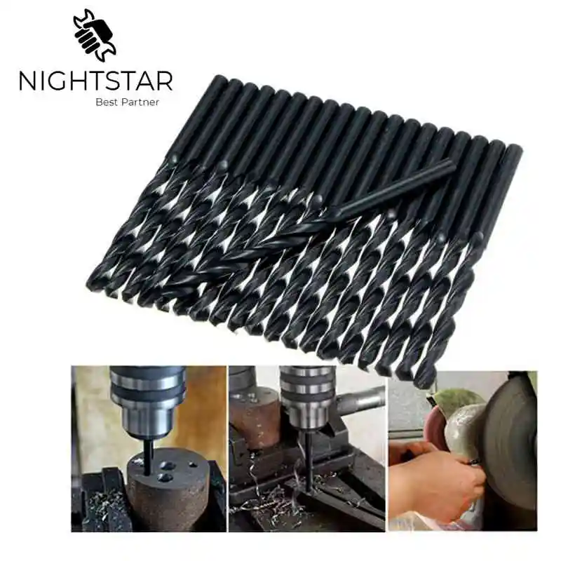 100pcs Hss Drill Bits Metal Drilling Twist Drill Bit Metalworking Drill
