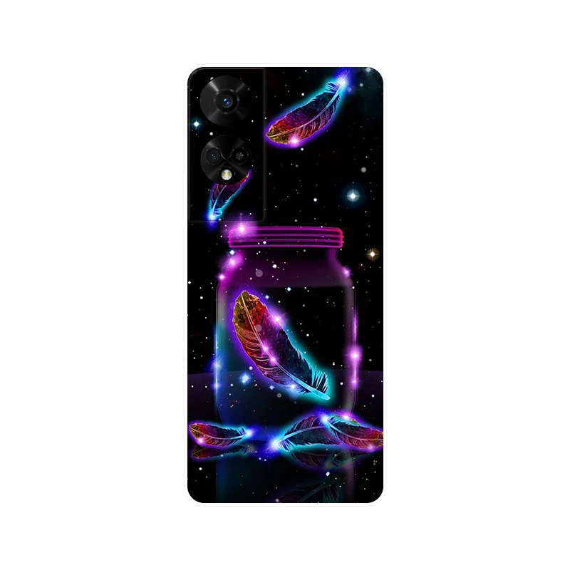 Cartoon Design Shockproof TPU Silicone Bumper Case - Soft Back Cover