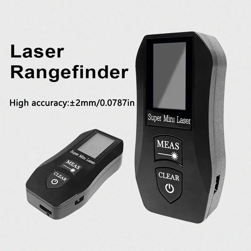 Laser Rangefinder 30m Mini Laser Distance Meter High Precision Digital Laser Rangefinder Usb Rechargeale Construction Tool