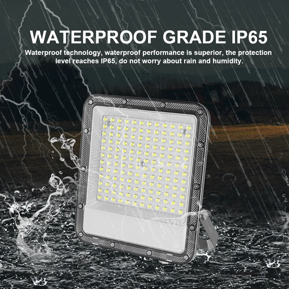 리모컨 조명등 실외 방수 IP65 모션 센서 보안등 10w 20w 40w 50w 알루미늄 하우징 LED 투광등