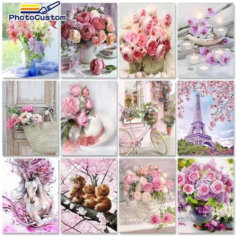 PhotoCustom 5D DIY 다이아몬드 자수 전체 광장/라운드 다이아몬드 페인팅 키트 종교 그림 모자이크 라인 석 홈 장식 