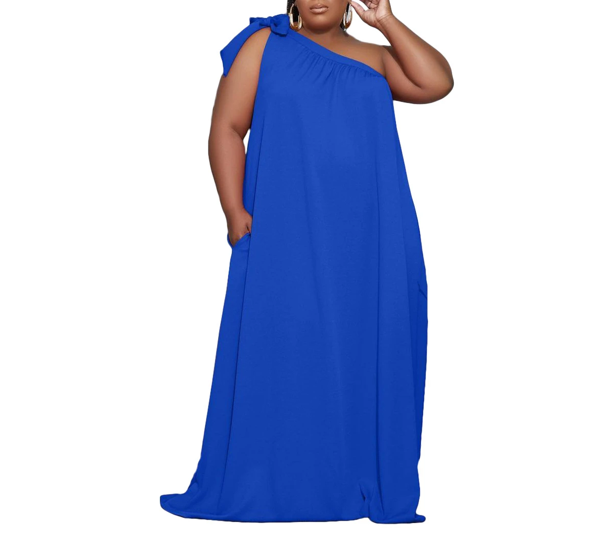 Рисунок 2 - Платье-халата женское на одно плечо