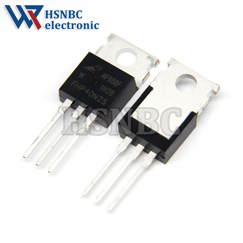 10Pcs/Lot FHP40N25 40N25 FHP40N25W TO-220 40A 250V N-channel Power MOSFET Transistor New Original
