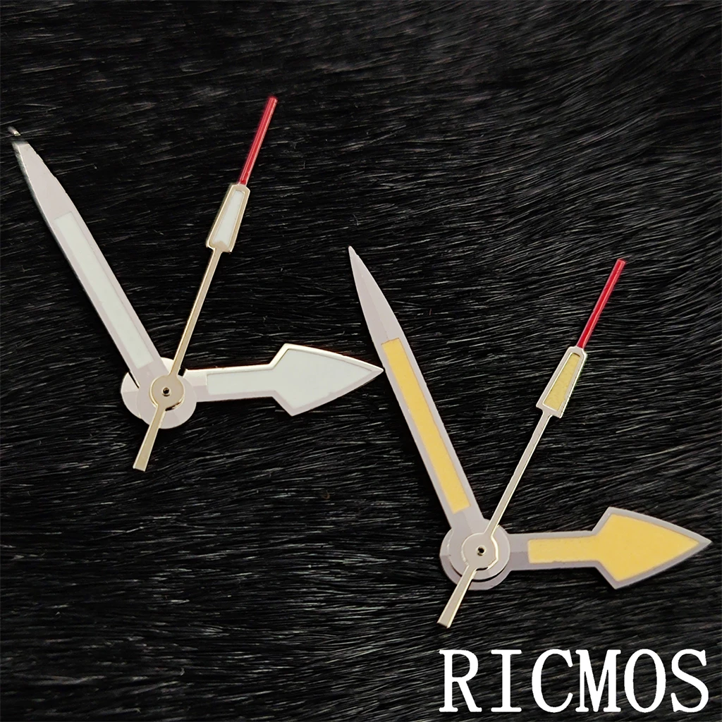 Silver/Yellow Watch Hands for Movement Replacement Parts