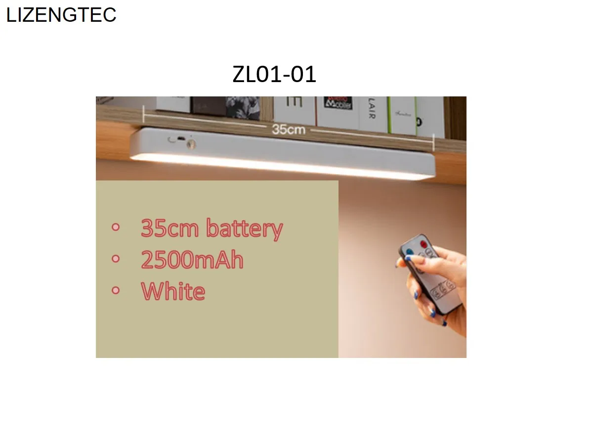 LIZENGTEC-새로운 원격 제어 USB 가제트 자기 매력 충전식 타이밍 자동 종료 LED 조명, 무료배송