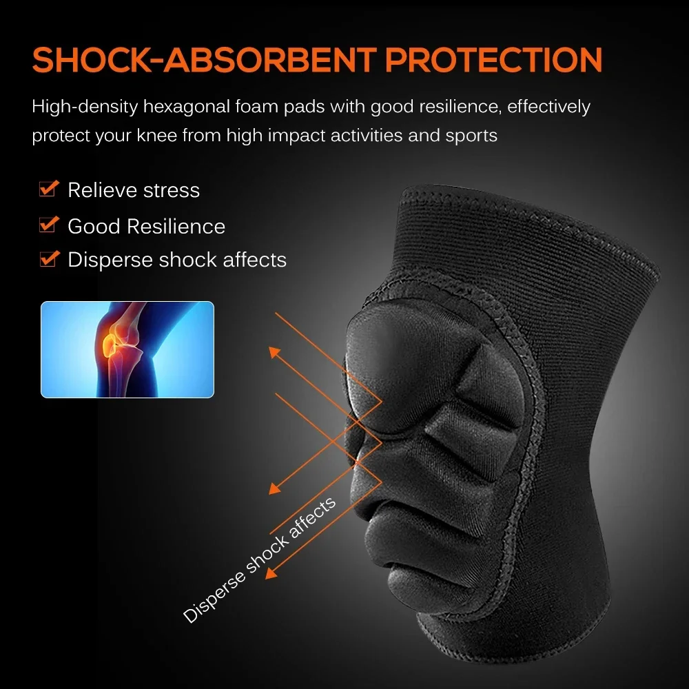 Knee Pad Elbow Pads Protective Gear Set Kids Knee and Elbow Pads Honeycomb Compression Sleeves Guards Sports Basketball Football Cycling