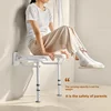 Elderly and Pregnant Women's Bathroom Chair Shower Stool, Foldable Double Armrest Toilet Seat Disabled, Non Slip Commode Stools 4