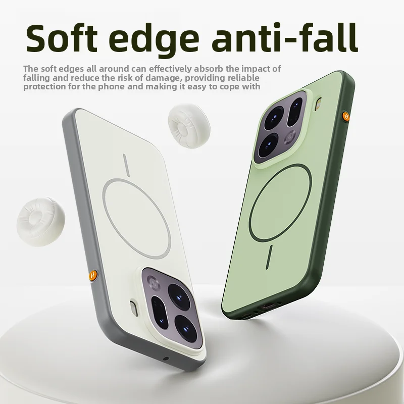 Sleek Magnetic Ring Shockproof Bumper Case – Full Cover, Anti-Drop, Fashion Design