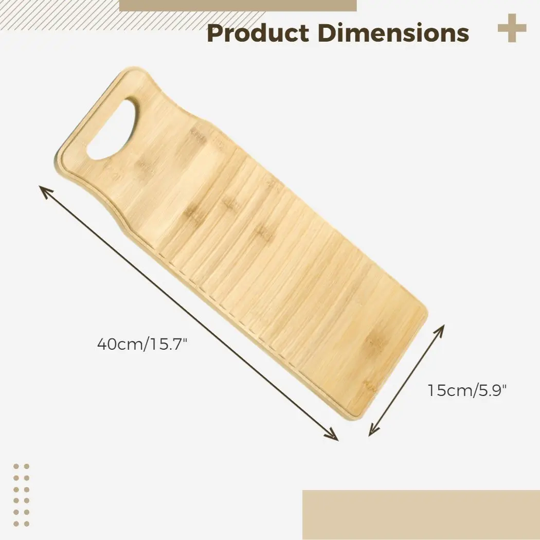 Non-Slip Bamboo Wood Washing Washboard Home Washing Scrubbing Board Creative Laundry Board Washboard Hand Wash For Home