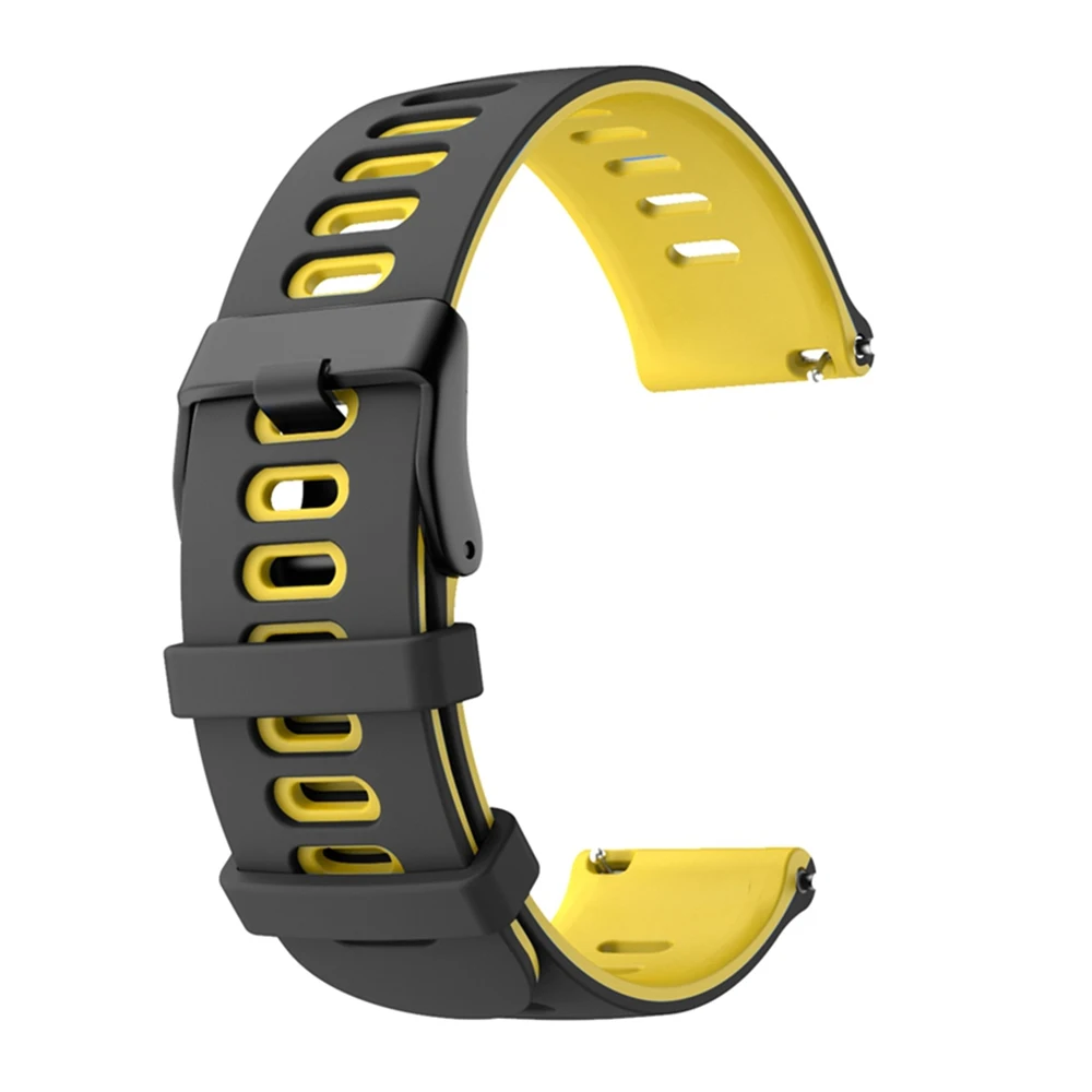Silicone Sport Strap - Versatile 20mm/22mm Bracelet Accessory