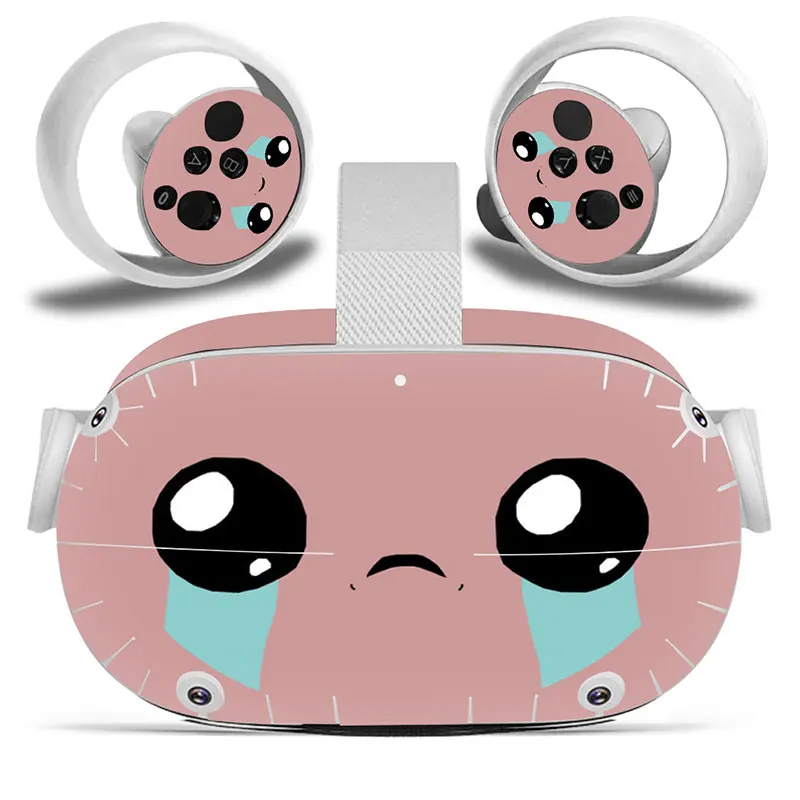 Pokemon Pikachu Mario Vinyl Skin Sticker for Oculus Quest 2 VR Skin Sticker Headset Virtual Reality Decals Protective PVC 