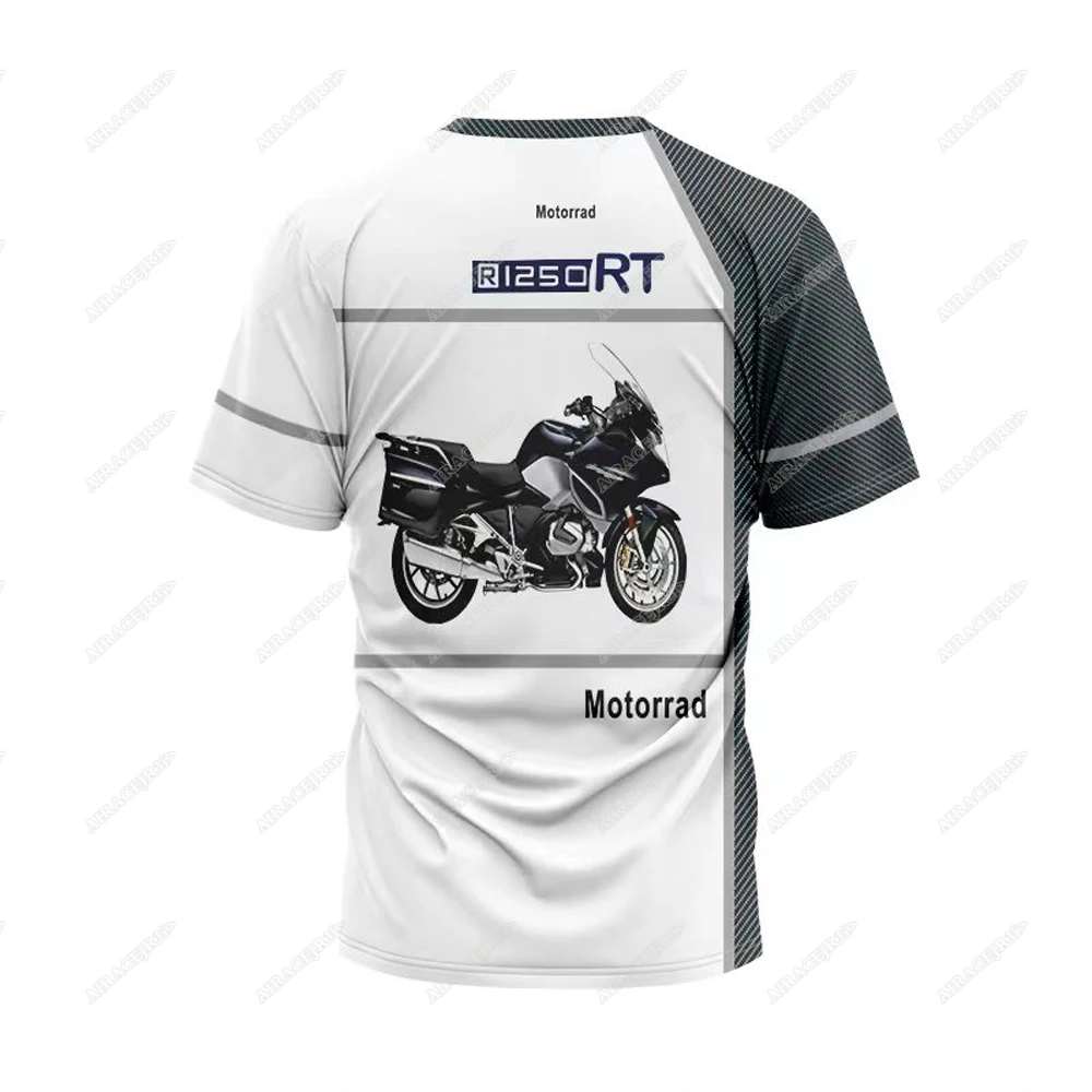 For BMW R1250 RT Motorrad ADVENTURE Sports Racing Motorcycle Motos Riding Summer Breathable Quick Dry Men's T-shirt