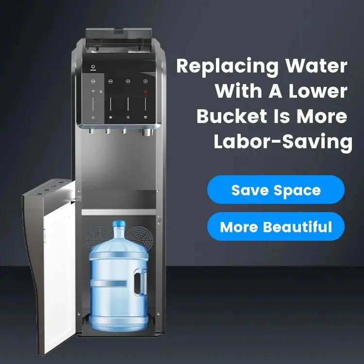 Hot Sale Bottom Load Water Dispenser  Ice Cube Maker Machine Hot Cold Water China Standing Drinking Water Dispenser 3
