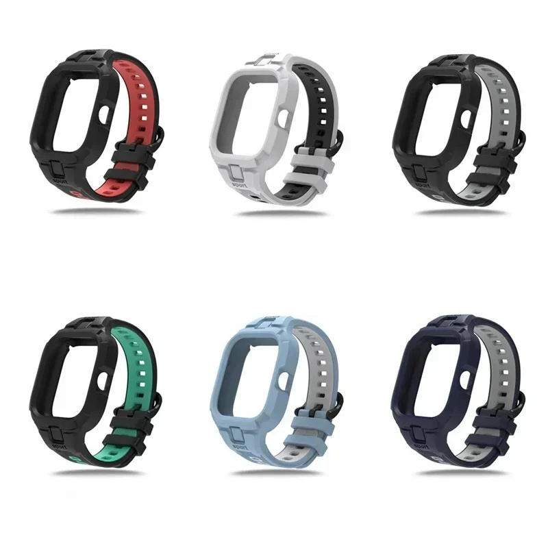 Enhanced Sport Silicone Strap - Replacement Soft TPU Wristband Bracelet and Smart Band Accessories