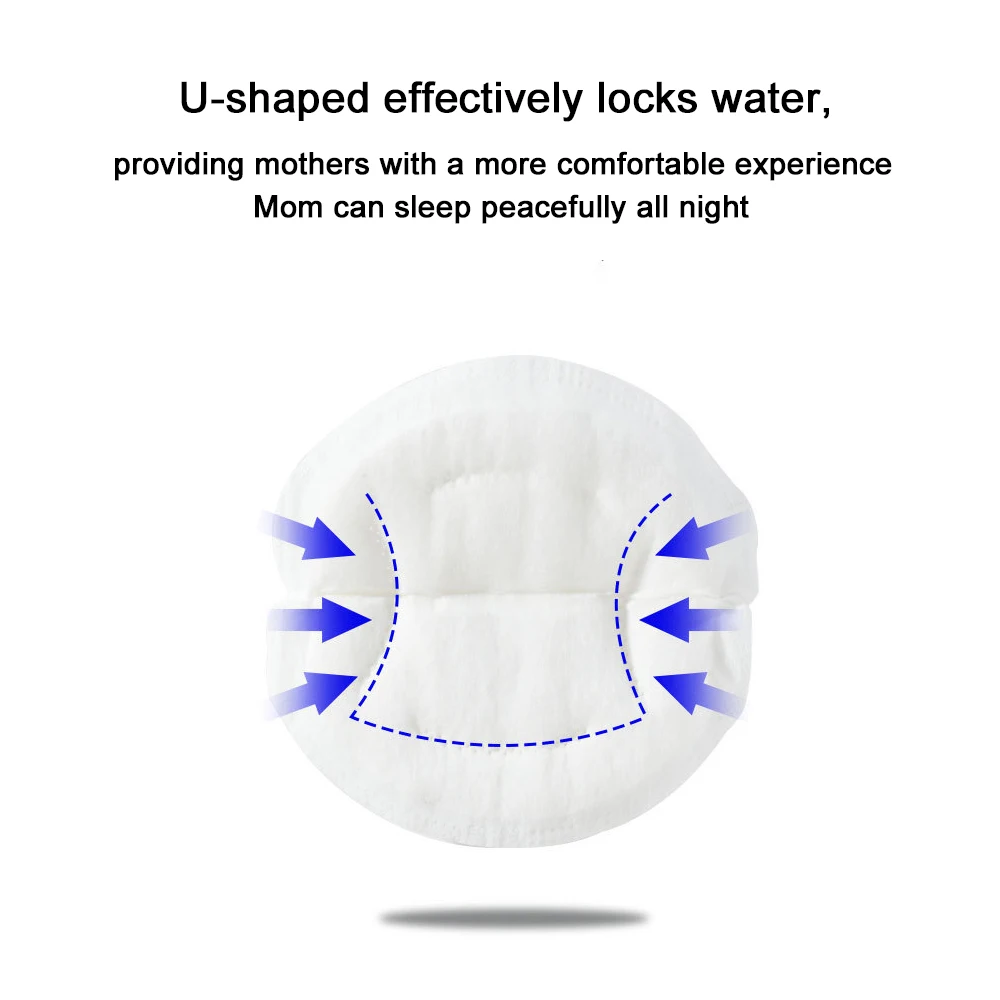 Breastfeeding Disposable Breast Nursing Pads Breathable Slim Super Absorbency Cotton Breast Pad Nurs 4