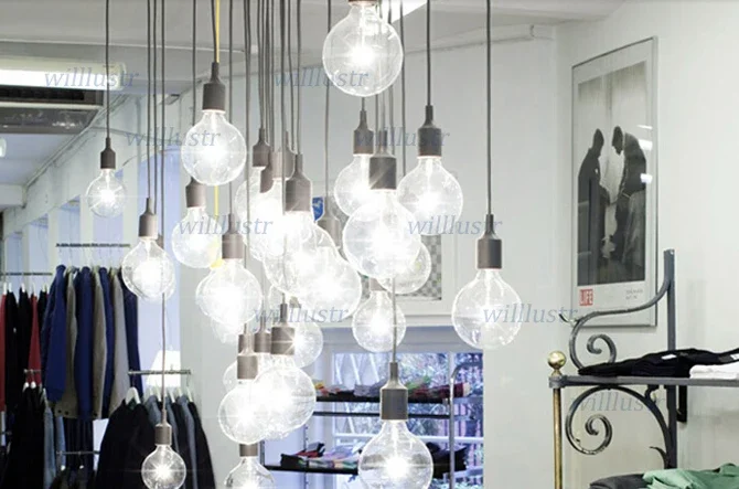 Description Picture 6 of itemColorful Silica Rainbow Pendant Lamp Suspension Light Decorative Multi Colors Restaurant Cafe Hotel Hanging Ceiling Chandelier