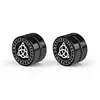 Black Punk Magnet Clip/Stud Earrings For Women Men Boy New Fashion Geometry Stainless Steel Jewelry Accessories Earrings 2