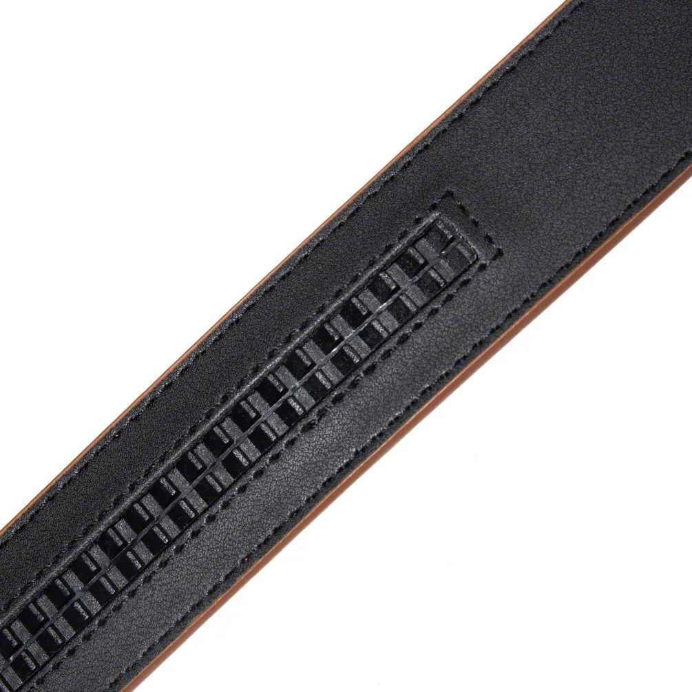 3.5cm Width Leather Belt Men Without Buckle Fashion Designer Mens Belts Luxury Waist Belt Genuine Leather Strap