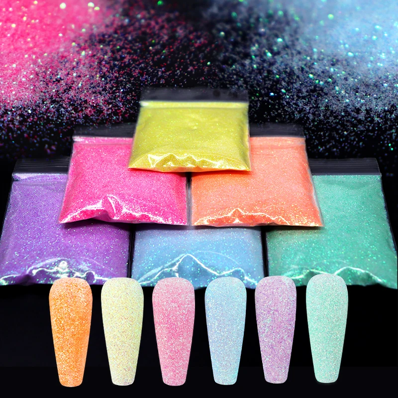 Nail Powder 10g Shiny Sugar Glitter Pigment Dust for Manicure Nail Art Decorations