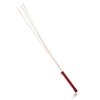 3 In 1 Natural Rattan 60CM Long Straight Whip Riding Crop Flogger Black Red PU Leather Handle Paddle Slapper Horse Training 5