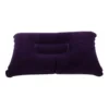 Super-thick Flocking Fabric Inflatable Pillow Portable Travel Pillow for Outdoor Activities (Dark Blue) 1